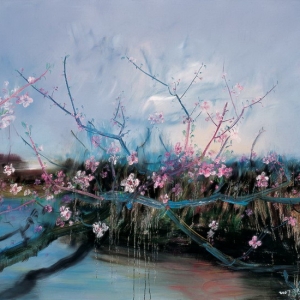 周春芽風景油畫作品《我就是風景》欣賞