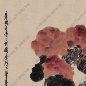 吳昌碩 國(guó)畫(huà)《寫(xiě)意花卉》高清大圖下載