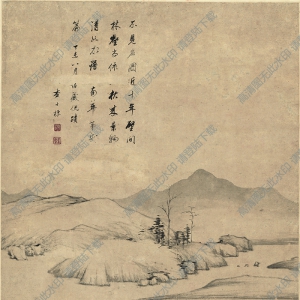 查士標(biāo)超高清《山水圖》百度云網(wǎng)盤(pán)下載