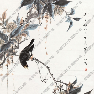 江寒汀作品 花鳥(niǎo)畫(huà)16 高清大圖下載