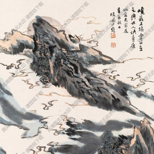 陸儼少國(guó)畫(huà)作品 山水畫(huà)2 高清下載