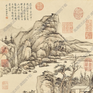 張宗蒼作品 虛齋鶴夢(mèng) 高清大圖下載