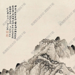 吳歷國(guó)畫(huà) 山水 (2) 高清大圖下載