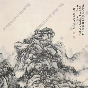 吳歷國(guó)畫(huà) 山水 (7) 高清大圖下載